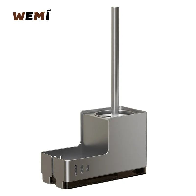 Modern Aluminium Toilet Brush Holder