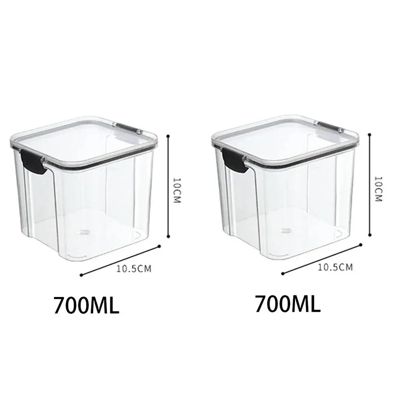 Transparent Food Storage Containers