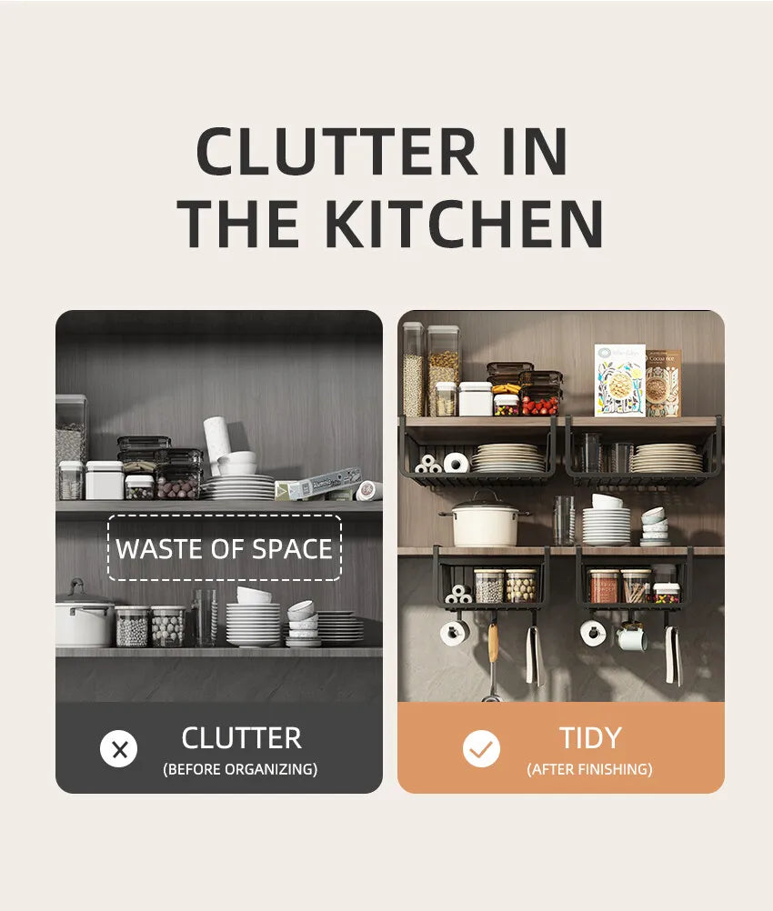 Under-Cabinet Sliding Storage Basket