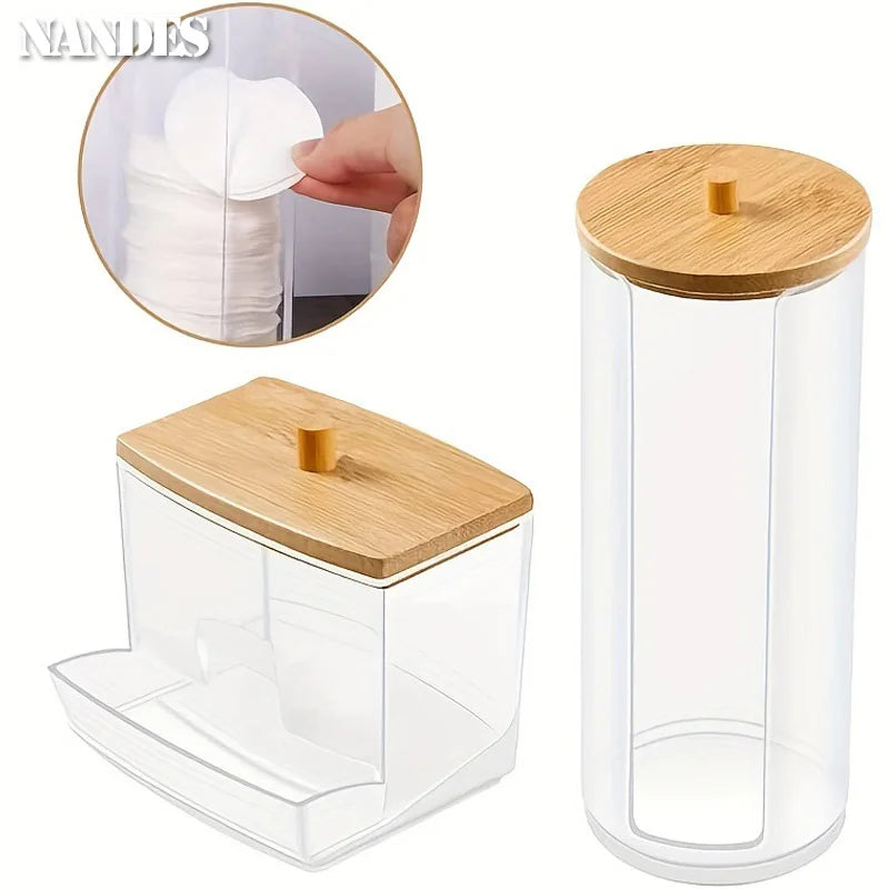 Clear Bathroom Storage Jar