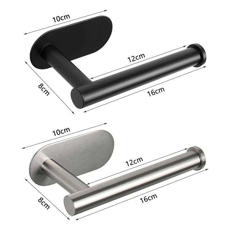 Rust-Proof Steel Toilet Paper Holder