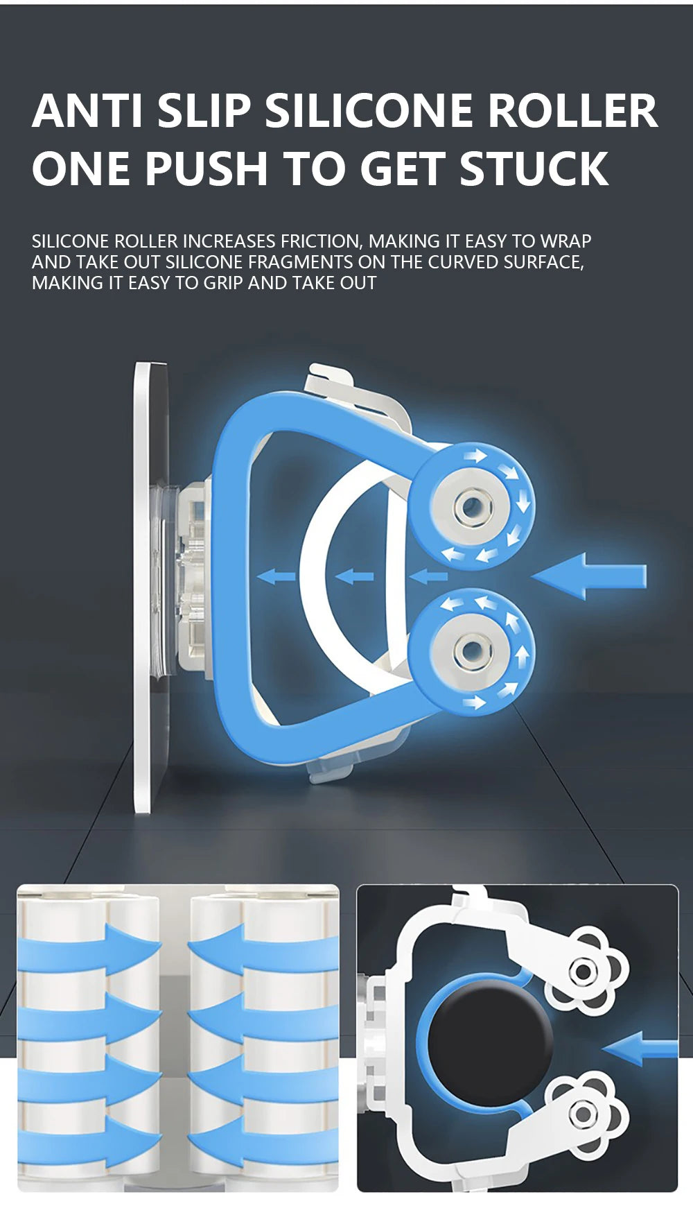 Multi-Purpose Wall Hook Organizer - No Drilling Required