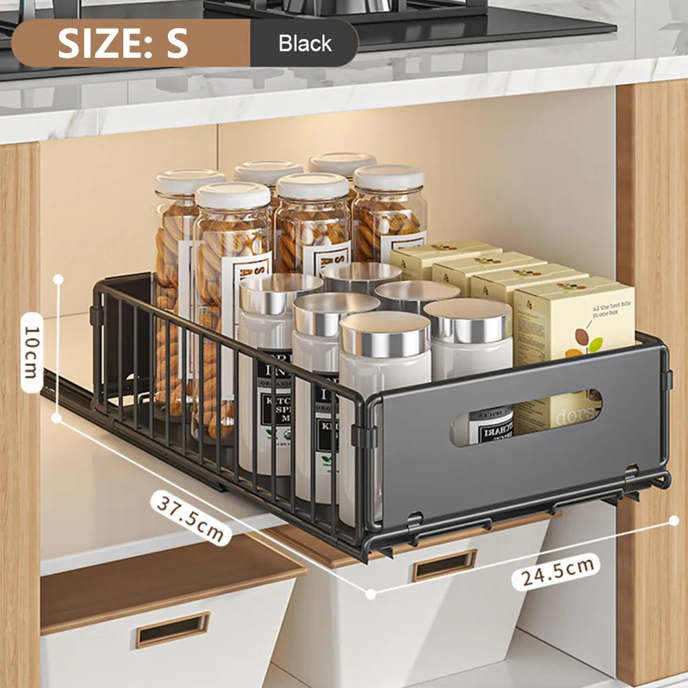 Pull-Out Kitchen Cabinet Organizer