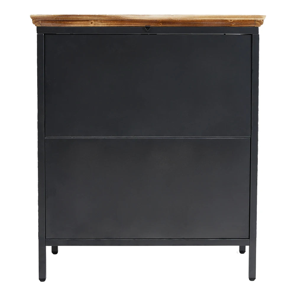Classic wooden storage cabinet living room side cabinet, kitchen buffet console cabinet with two doors