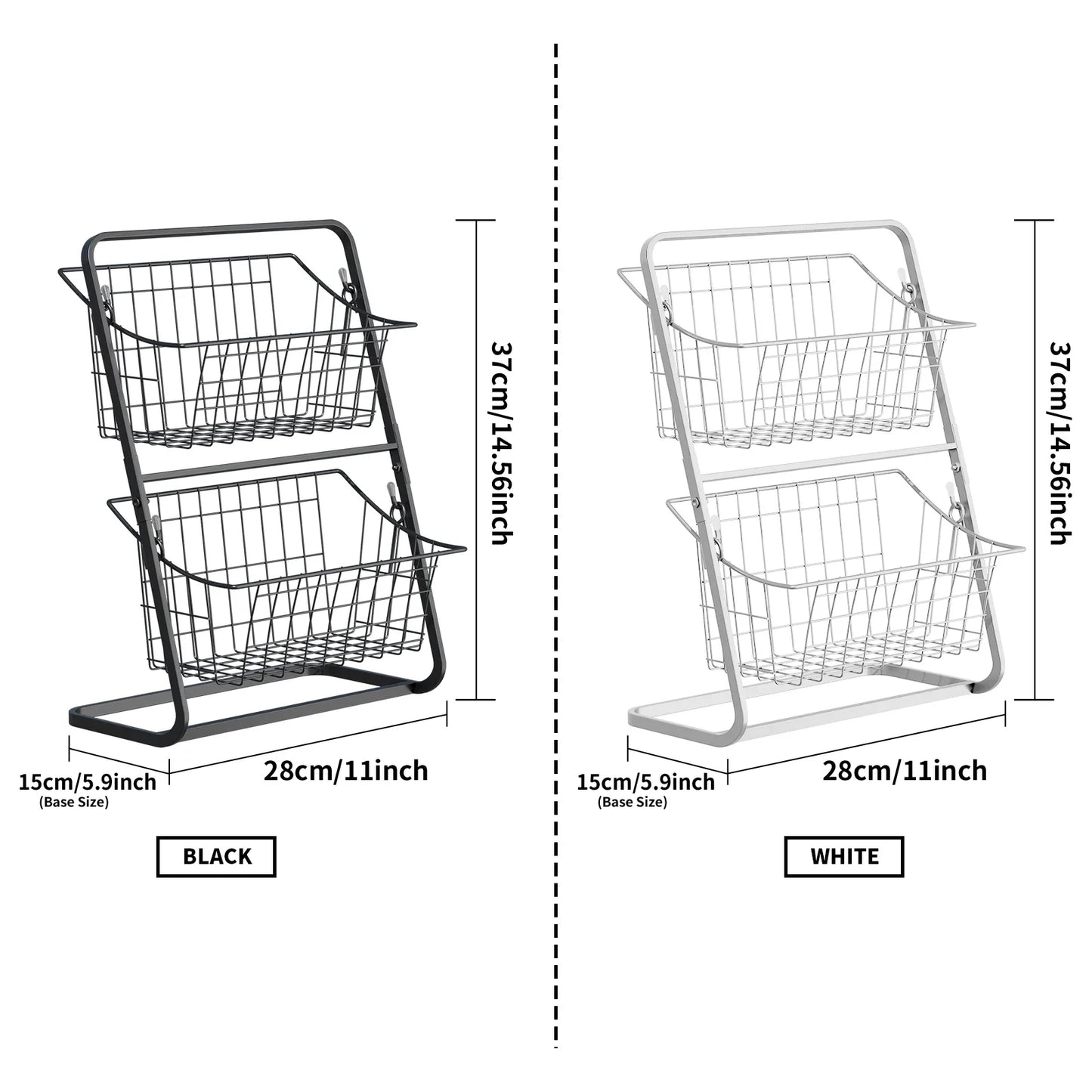 Fruit basket,,vegetable basket,Kitchen countertop storage basket,Wire removable storage rack,Spices and snack racks