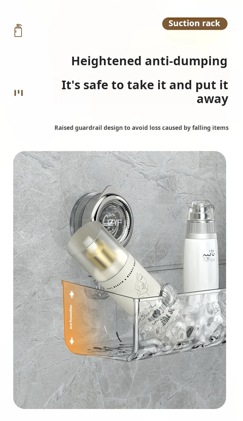 Suction Cup Bathroom Shelf