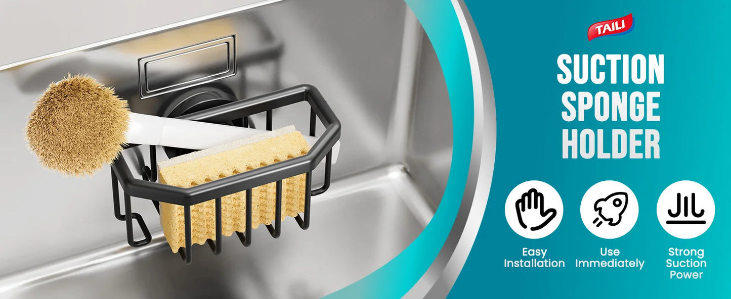Strong Suction Sink Sponge Holder