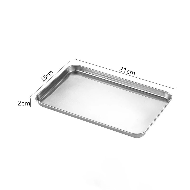 Stainless Steel Shallow Tray