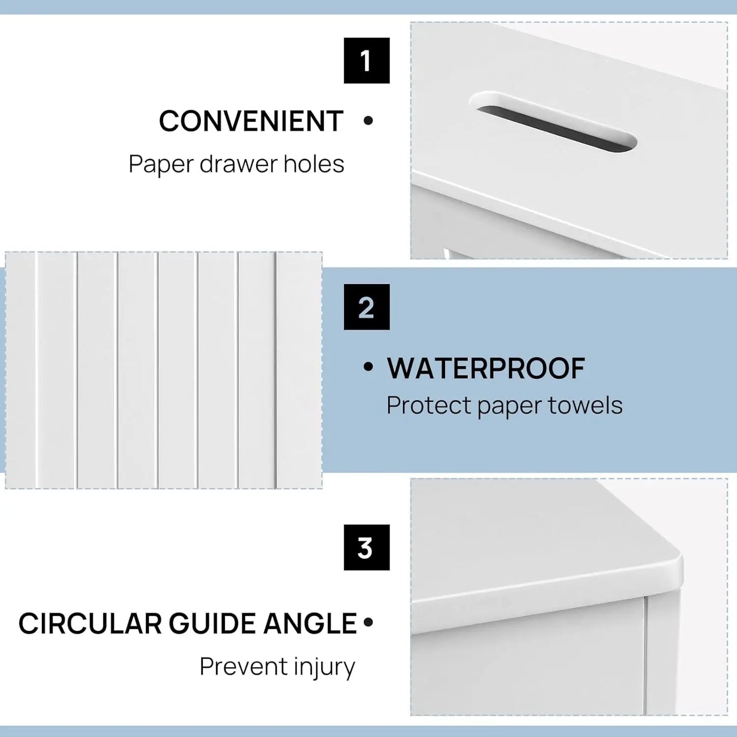 Wooden Bathroom Storage Cabinet