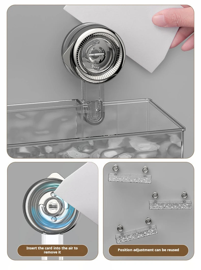 Suction Cup Bathroom Shelf