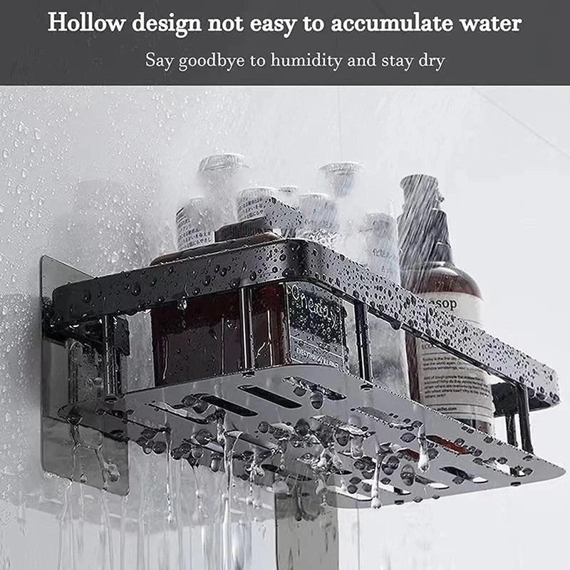 Sleek No-Drill Wall Shelf