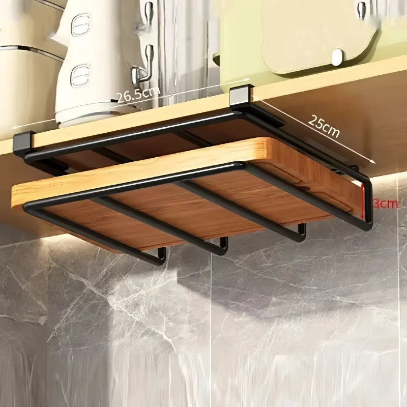 Under-Cabinet Hanging Storage Rack