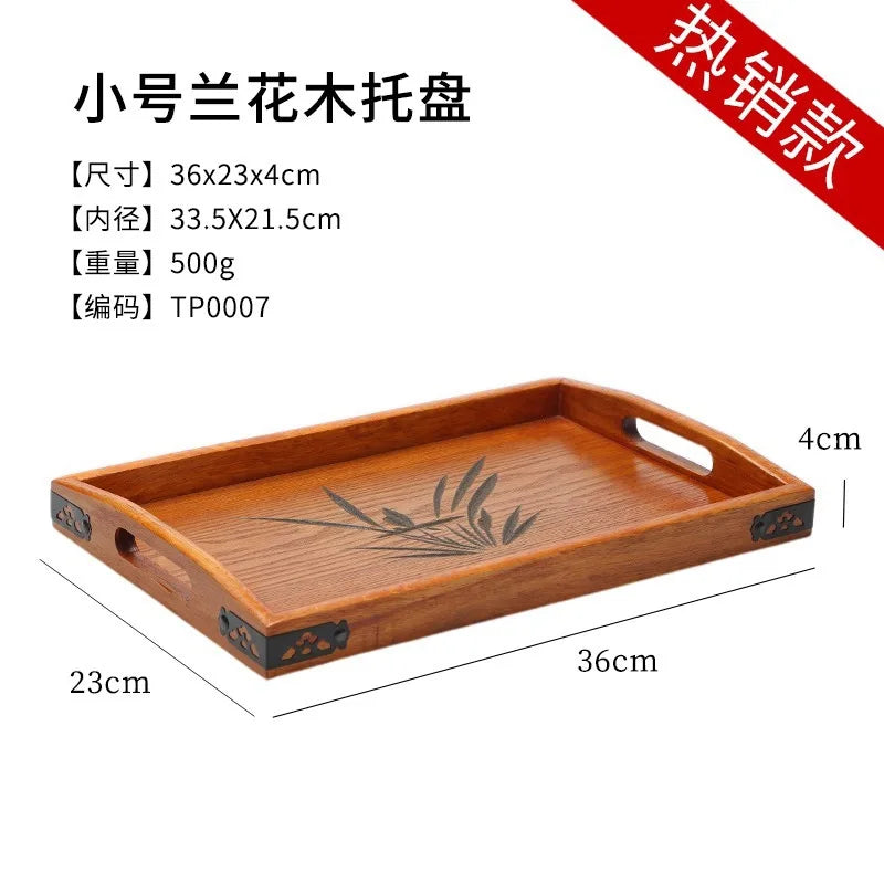 Japanese Wooden Serving Tray