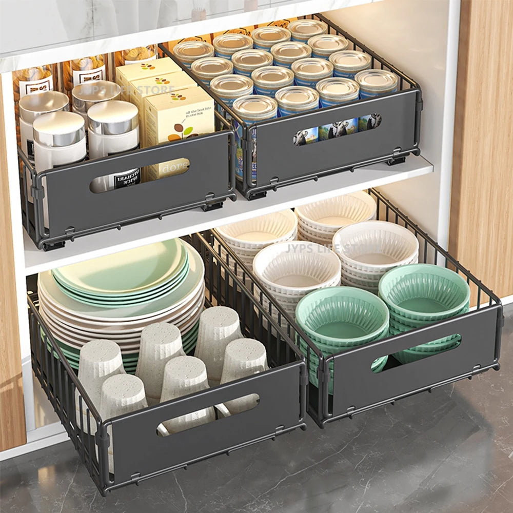 Pull-Out Kitchen Cabinet Organizer