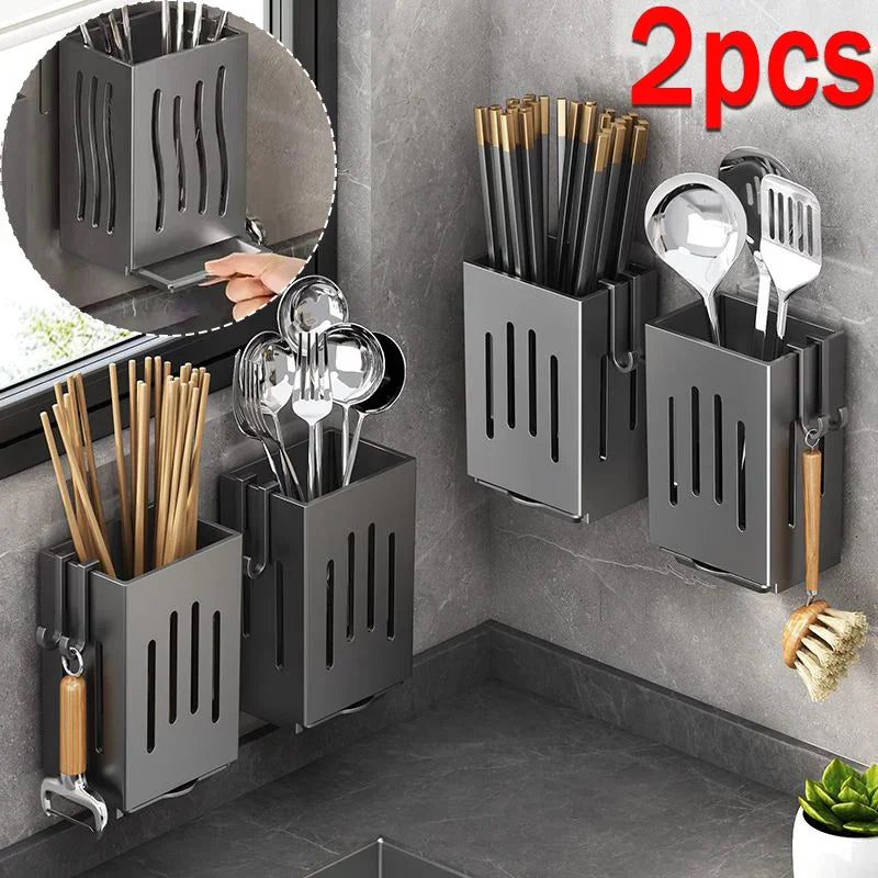 Wall-Mounted Cutlery Organizer