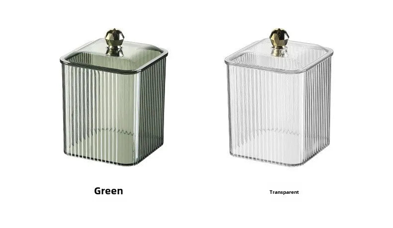 Transparent Desktop Makeup Organizer