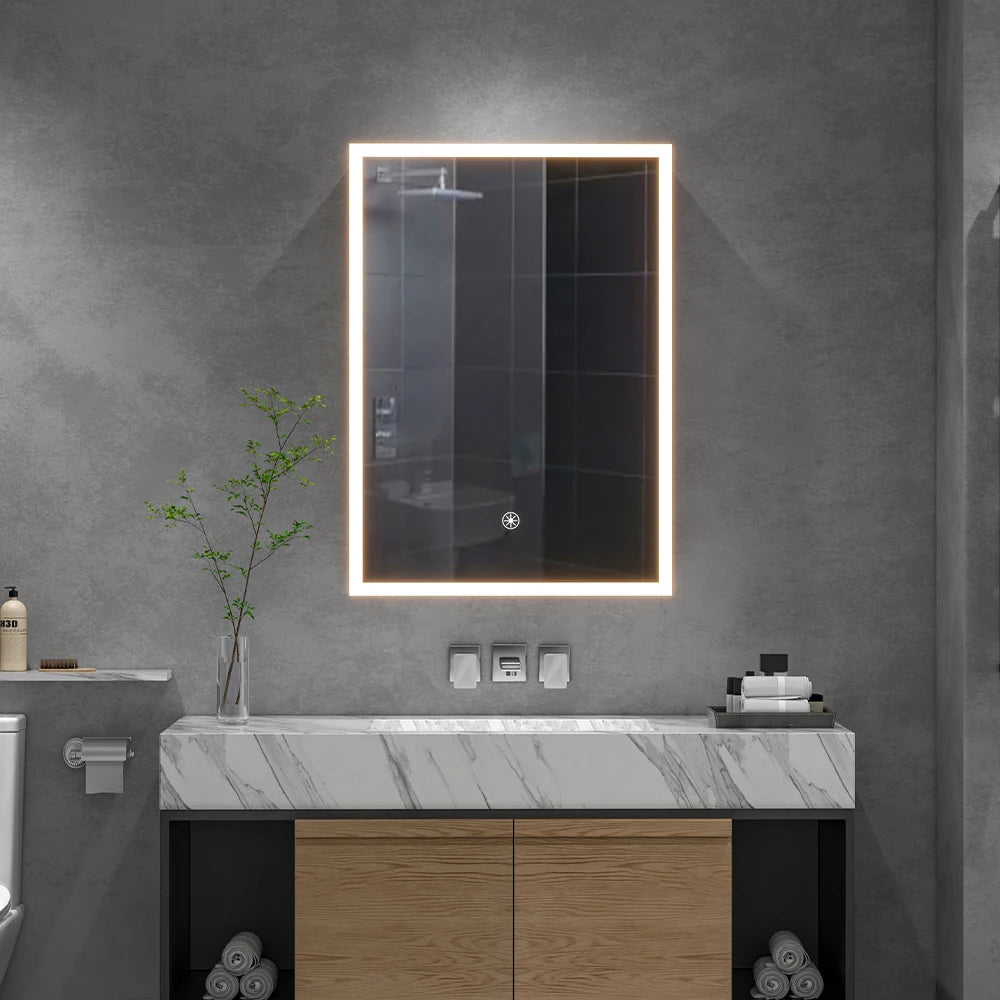 Modern LED Wall-Mounted Mirror Cabinet