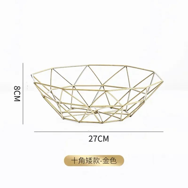 Modern Iron Fruit Basket