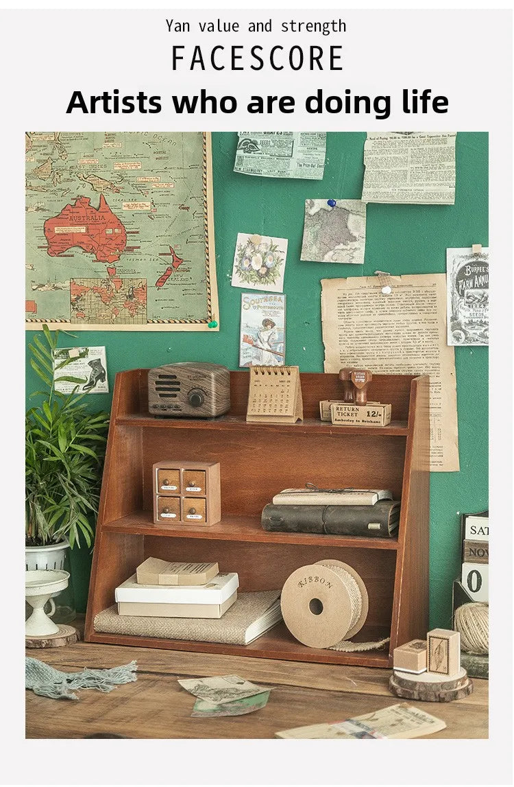 Retro Style Desktop Organizer