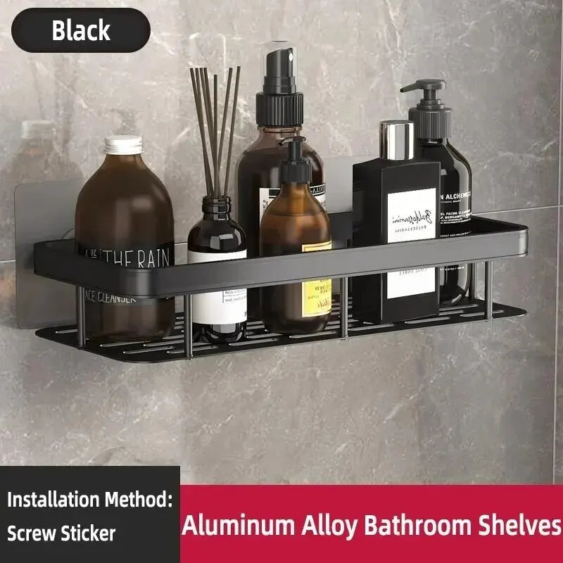 Easy-Mount Bathroom Shelf