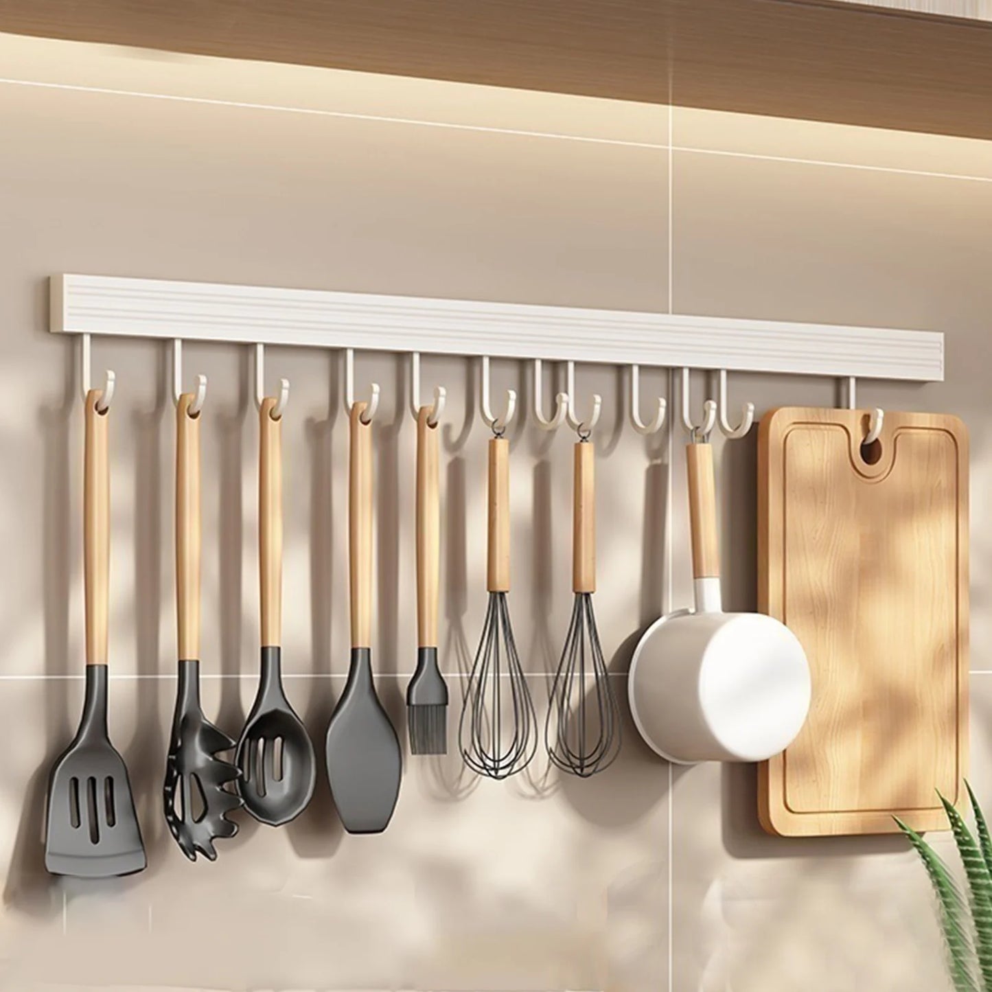 Wall Mounted Kitchen Hook Rack