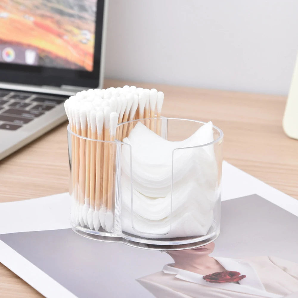 Bathroom Cotton Swab & Pad Jar