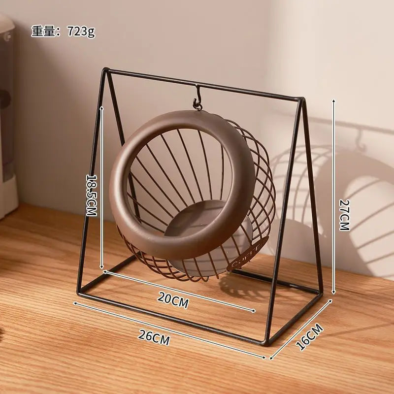 Wrought Iron Hanging Fruit Basket