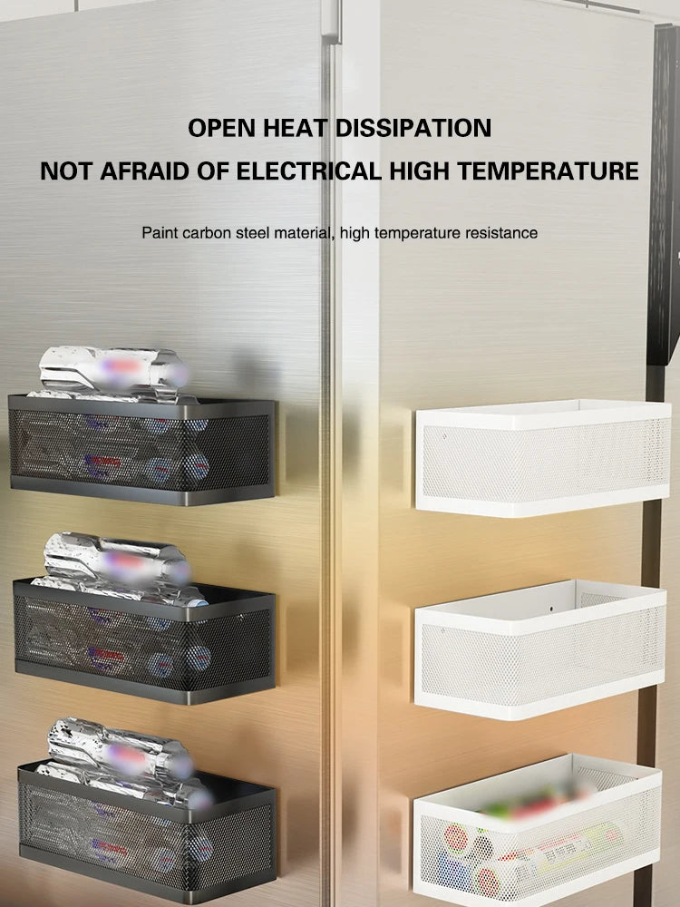 Space-Saving Magnetic Kitchen Rack