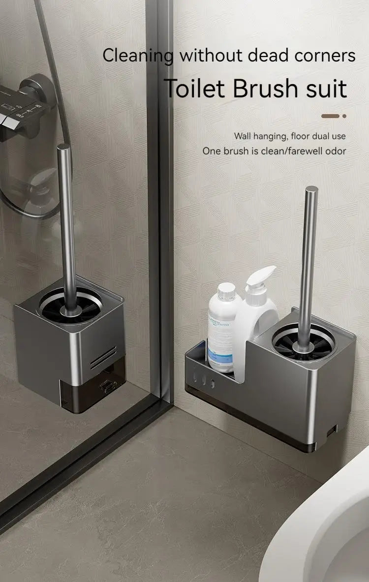 Modern Aluminium Toilet Brush Holder
