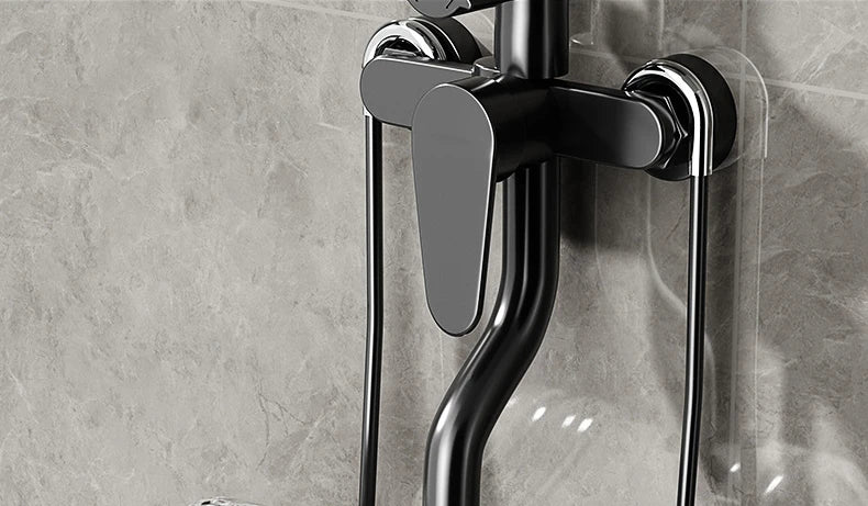No-Drill Unique Bathroom Shower Rack