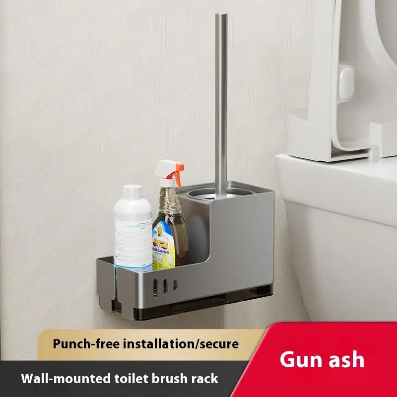 Modern Aluminium Toilet Brush Holder