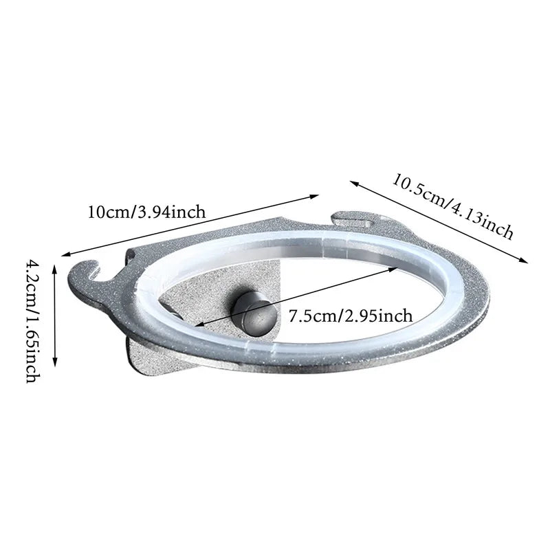 Space Aluminium Hair Dryer Holder & Organizer