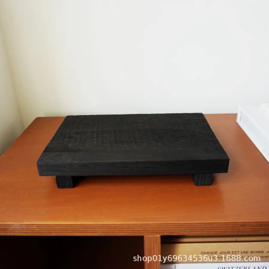 Minimalist Wooden Bathroom Pedestal Tray