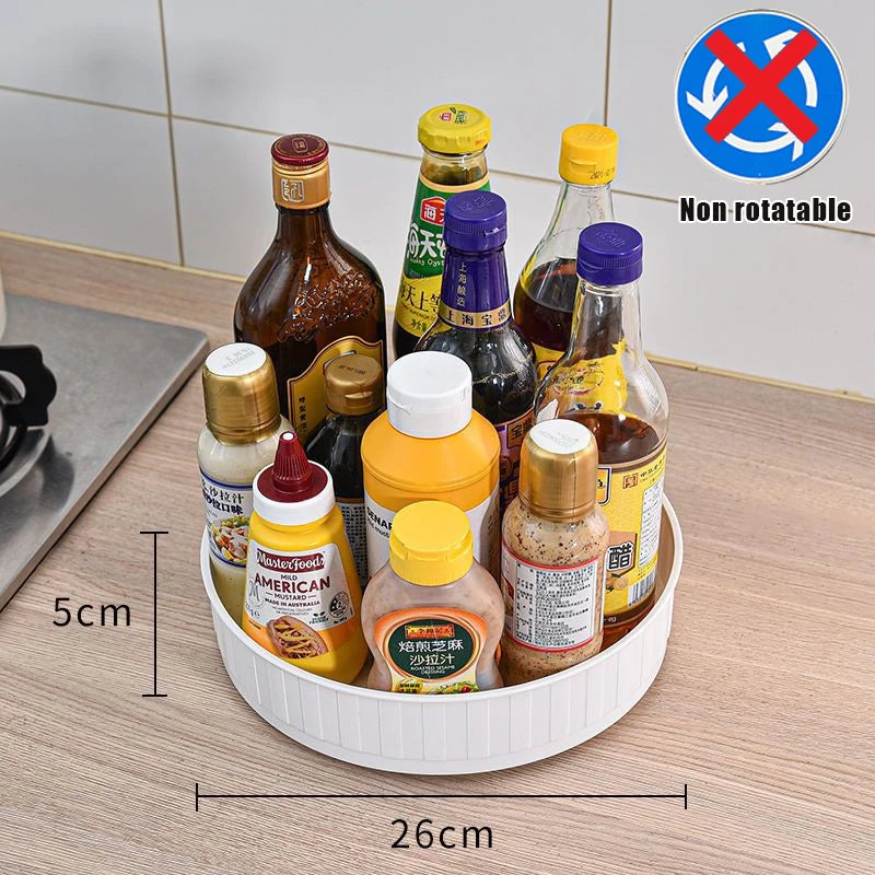 360° Rotating Anti-Slip Kitchen Storage Rack