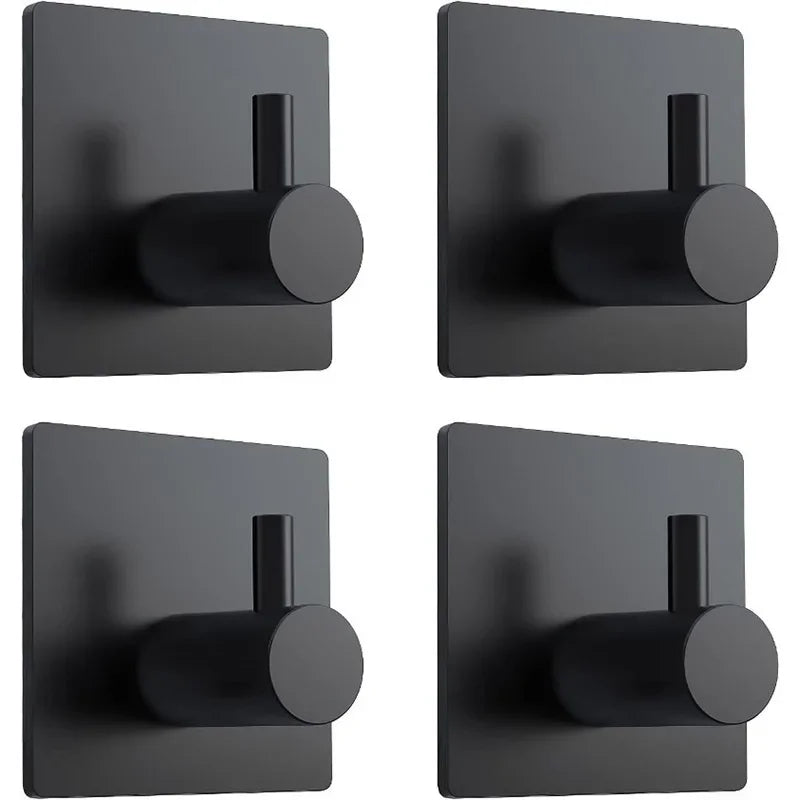 Modern Stainless Steel Adhesive Robe Hooks