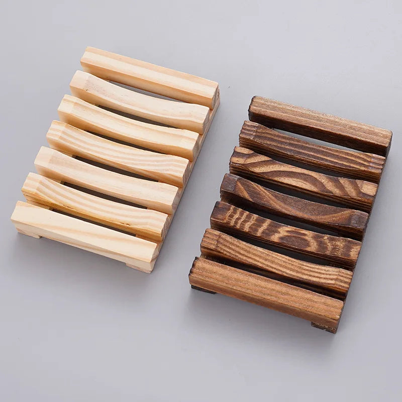 Natural Bamboo Soap Draining Holder