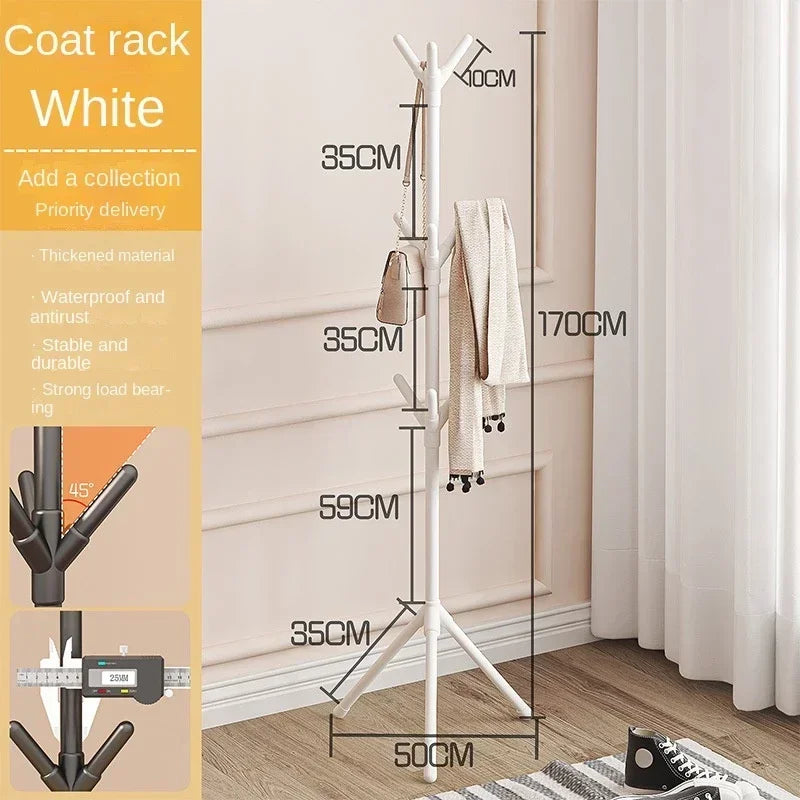 Floor-to-Ceiling Coat & Hat Rack