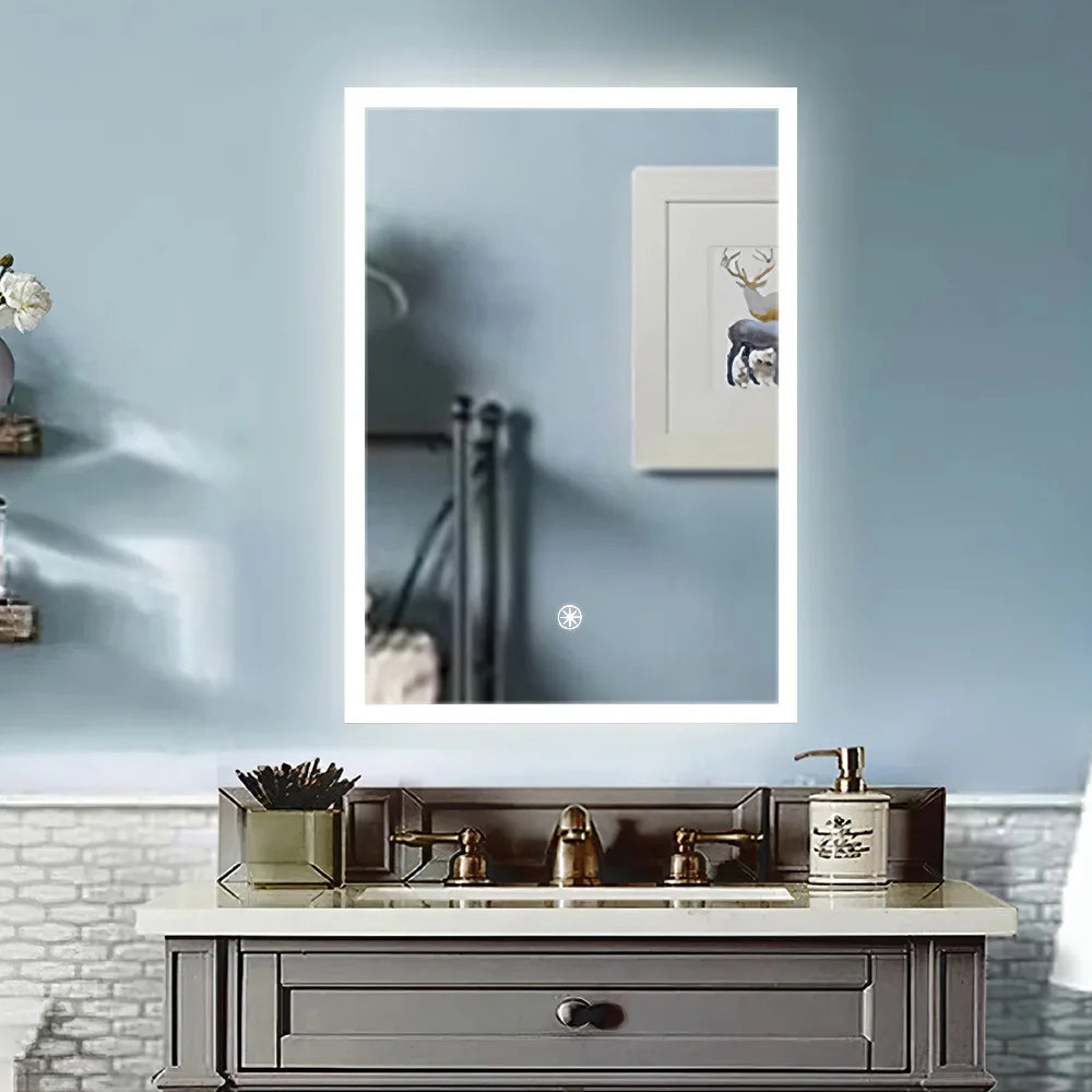Modern LED Wall-Mounted Mirror Cabinet