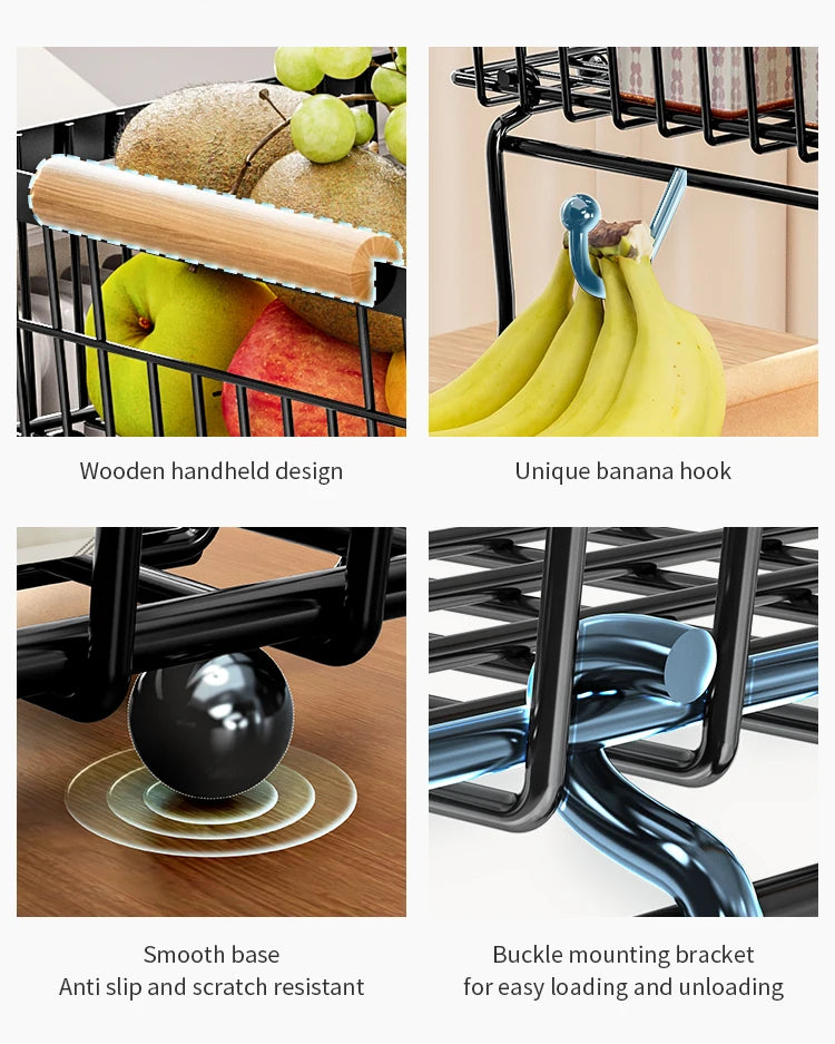 Metal Fruit & Veggie Basket