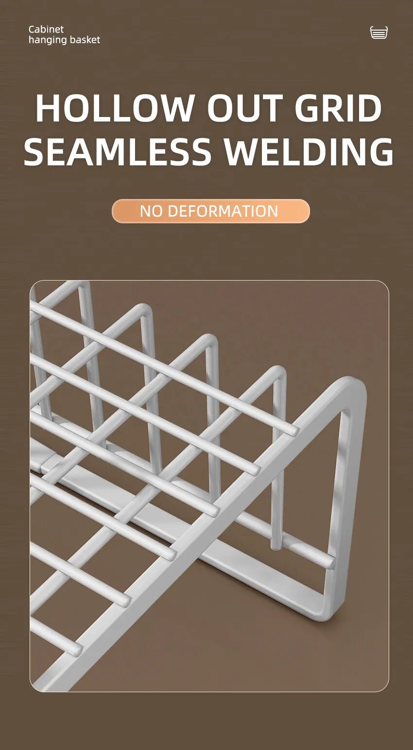 Under-Cabinet Sliding Storage Basket