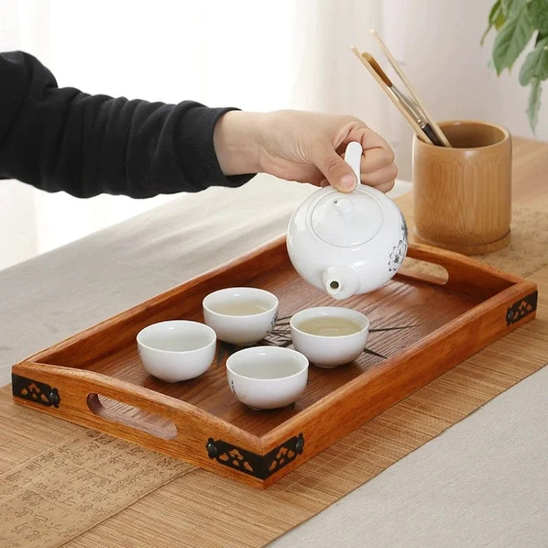 Japanese Wooden Serving Tray