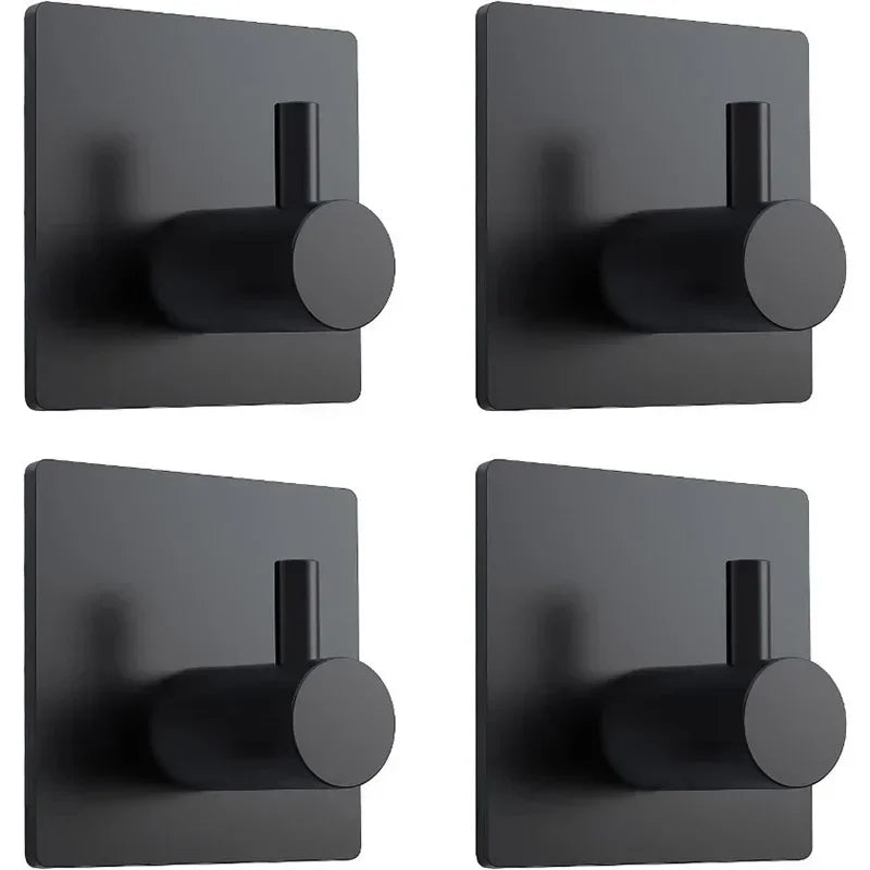 Modern Stainless Steel Adhesive Robe Hooks