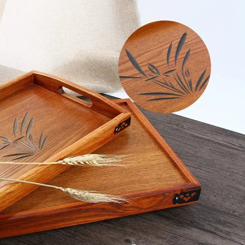 Japanese Wooden Serving Tray