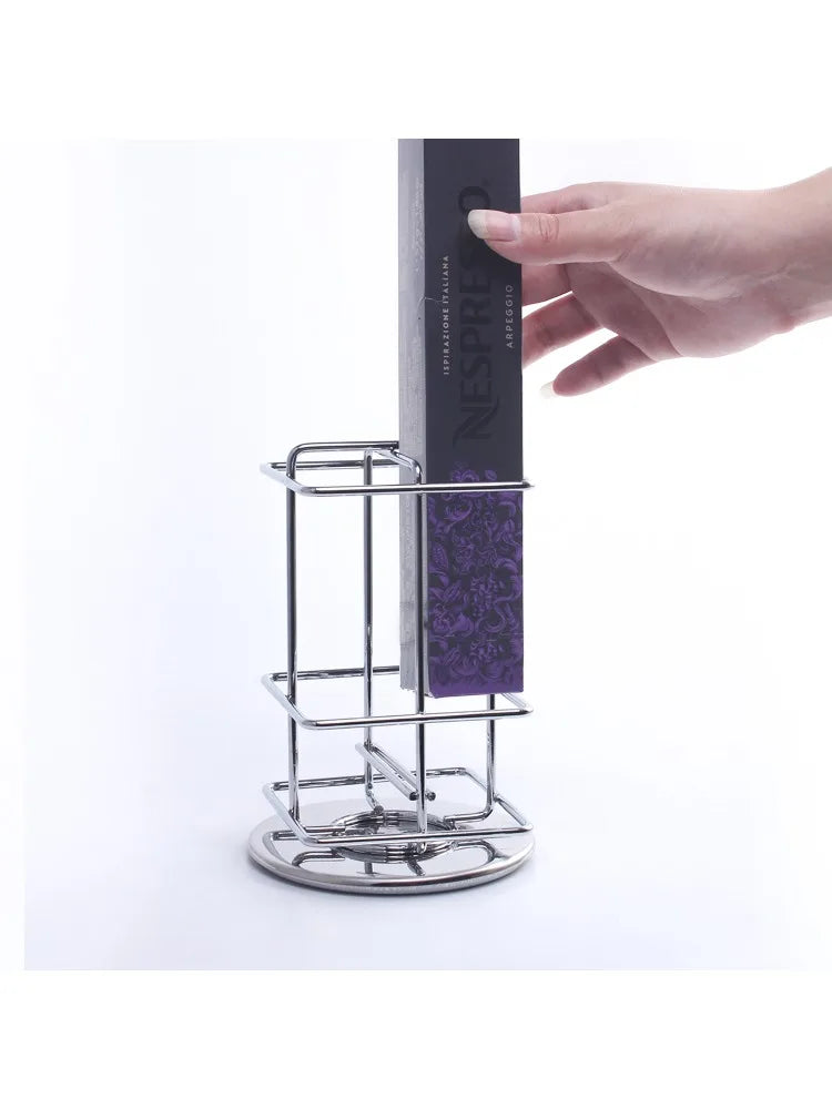 Rotating Coffee Capsule Storage Tower