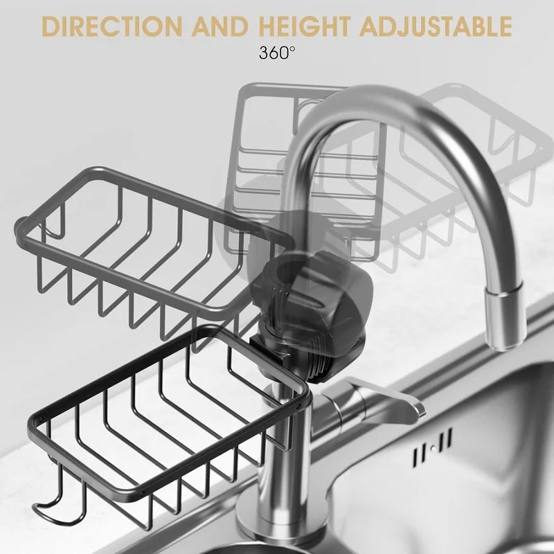 Multi-Use Sink Storage Rack