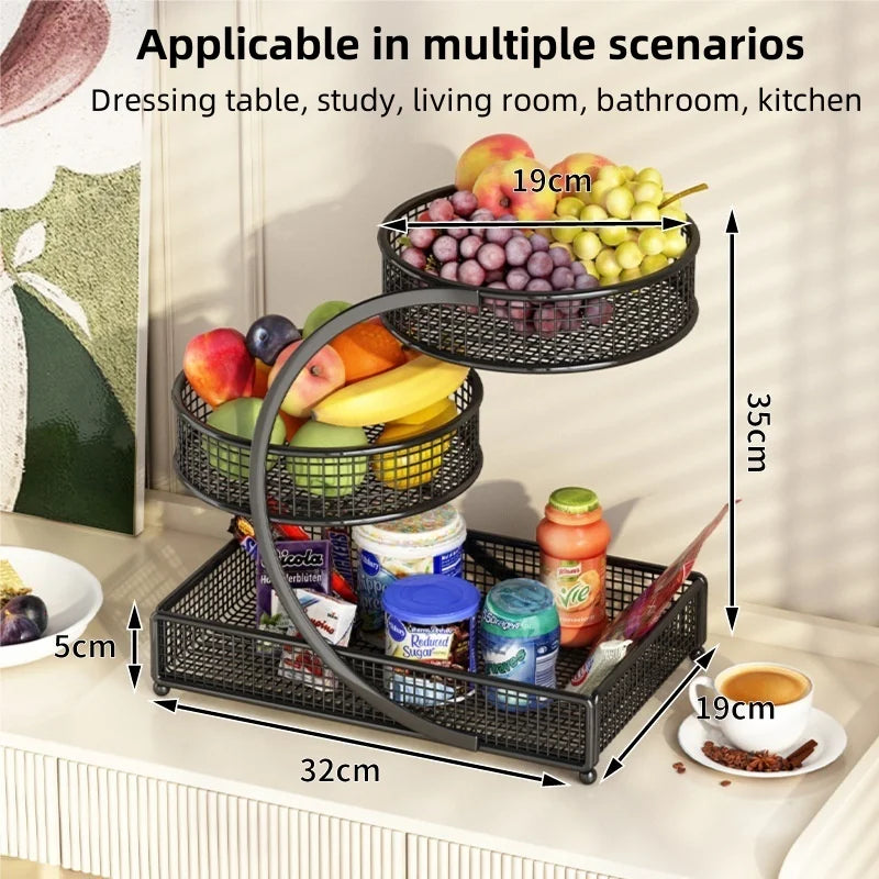 Multi-Layer Desktop Storage Rack