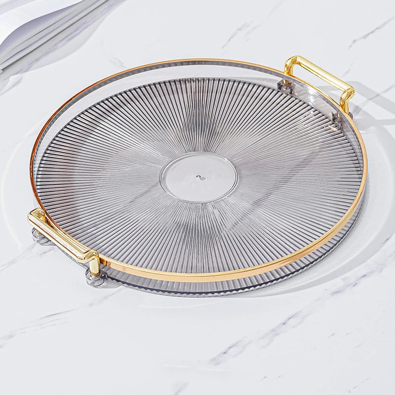 Round Acrylic Serving Tray