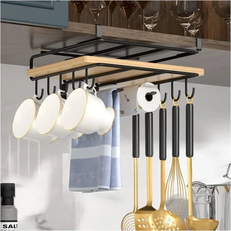 Under-Cabinet Hanging Storage Rack