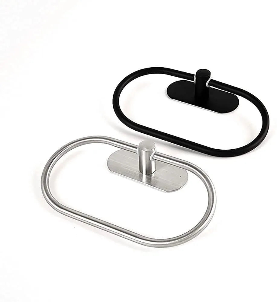 Modern Black Towel Holder