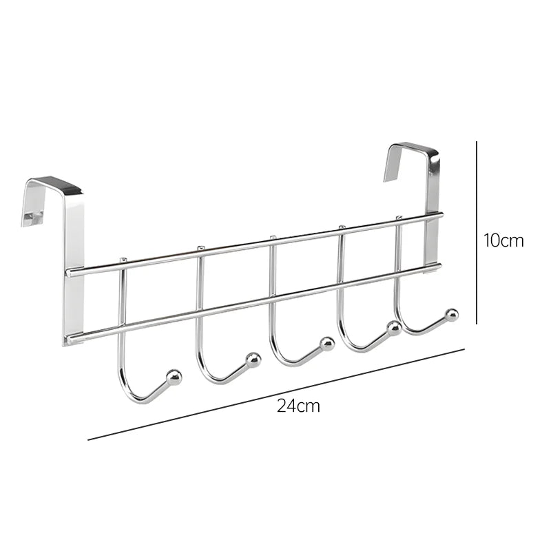 Stainless Steel Over-the-Door Cabinet Hooks